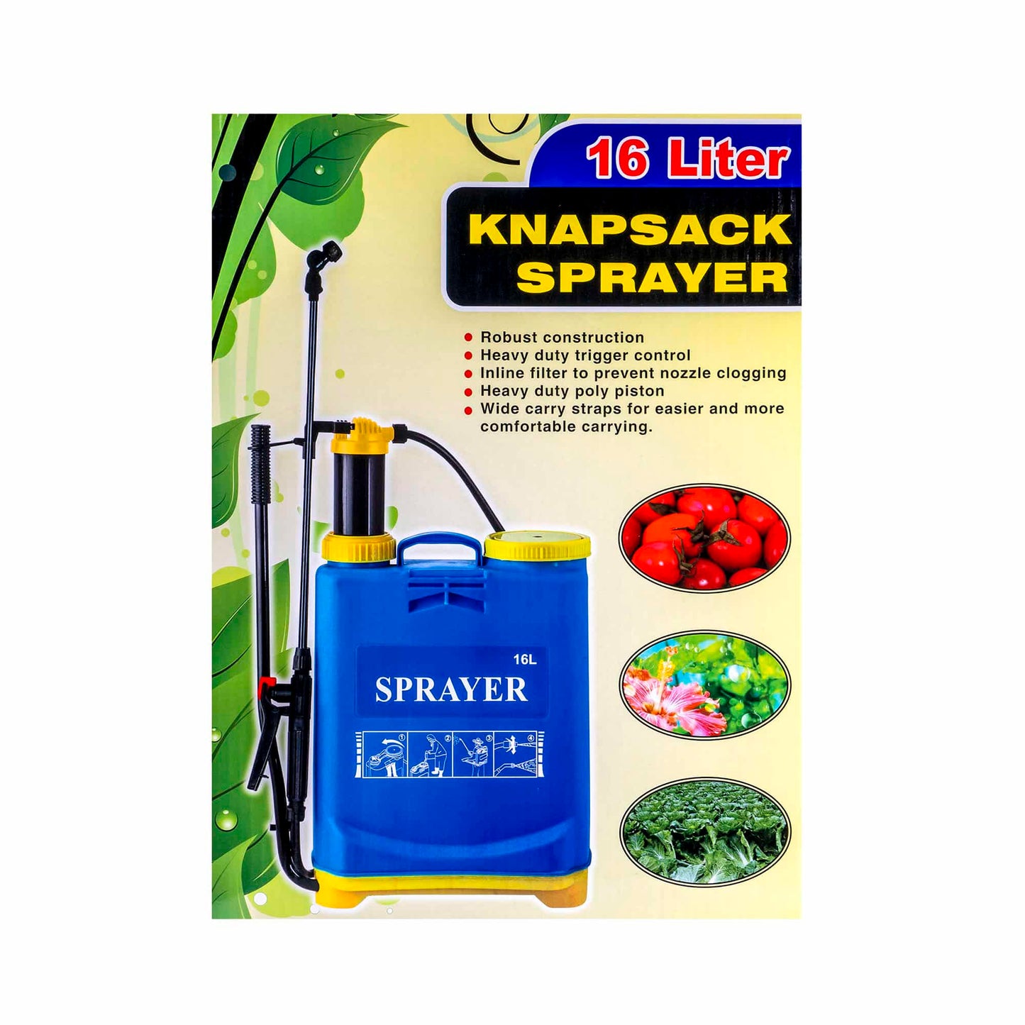 Pompa manuala de stropit (Vermorel), 16L / ZLN 2707