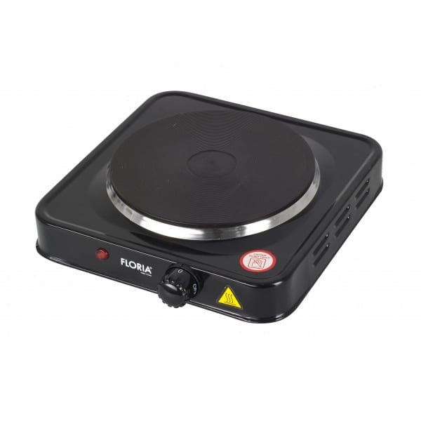 Plita electrica, Floria 1 ochi cu termostat reglabil, putere 1000w, negru / ZLN 2806