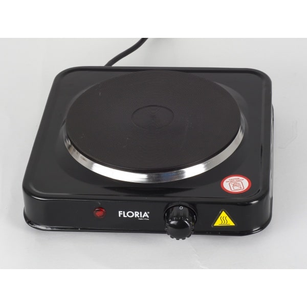 Plita electrica, Floria 1 ochi cu termostat reglabil, putere 1000w, negru / ZLN 2806