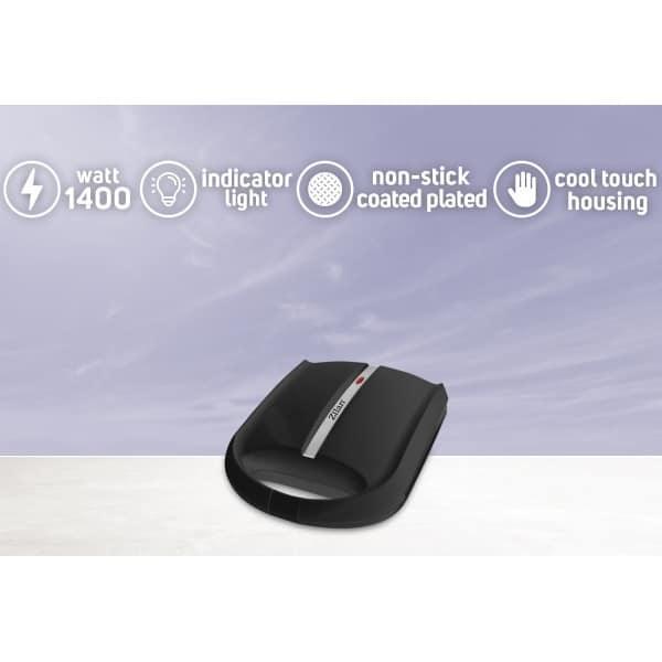 Aparat pentru preparat nuci, putere 1400W, indicator luminos, negru / ZLN 2816 - 221.ro