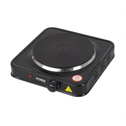 Plita electrica cu 1 ochi, putere 1500W, negru FLORIA / ZLN 2828