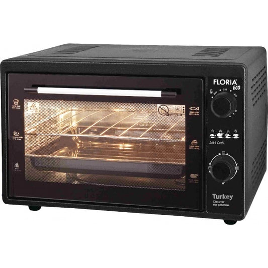 Cuptor electric, capacitate 40 litri, putere 1500W, gratar, tava inclusa, culoare negru / ZLN 2898_N