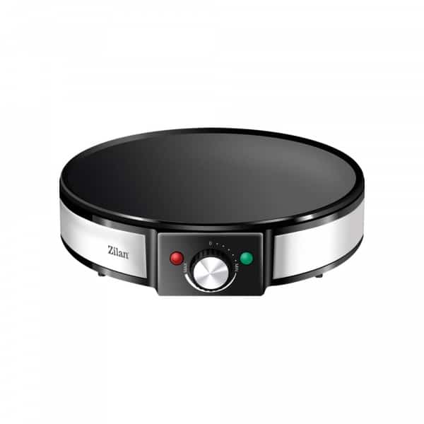 Aparat pentru preparat clatite, Negru/Inox, putere 1200W, diametru plita 30cm, temperatura ajustabila / ZLN 2922