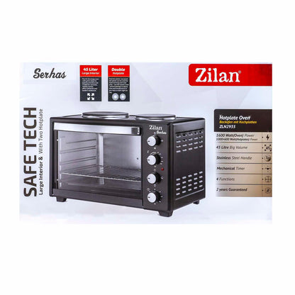 Cuptor electric cu plita Serhas, capacitate 45 l, putere 1600 W, timer / ZLN 2935 - 221.ro