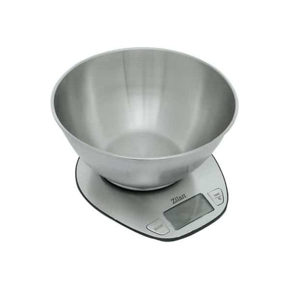 Cantar alimentar digital, ecran LED, indicator de baterie scazuta, inox / ZLN 2960
