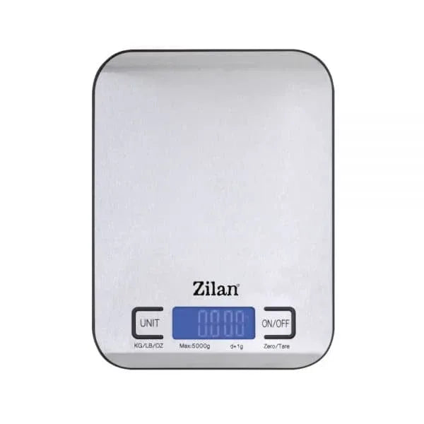 Cantar de bucatarie digital din inox, ecran LED, maxim 5 kg, inchidere automata / ZLN 2984 - 221.ro