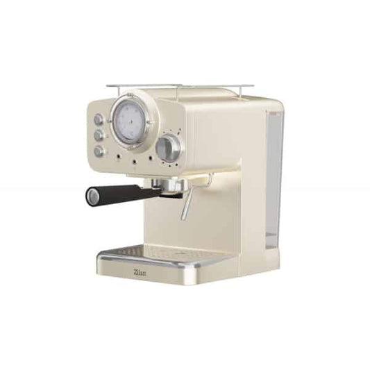Expressor manual, 15Bar, putere 1100W, capacitate 1.25L, crem ZILAN / ZLN 2992