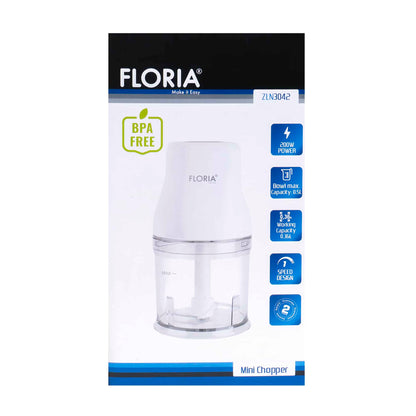 Tocator legume-fructe (chopper), putere 200W, capacitate vas 500 ml, cutit inox / ZLN 3042