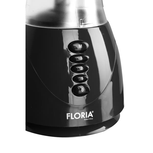 Blender de masa, putere 300W, capacitate 1.5L, 3 viteze, functie puls, negru / ZLN 3080