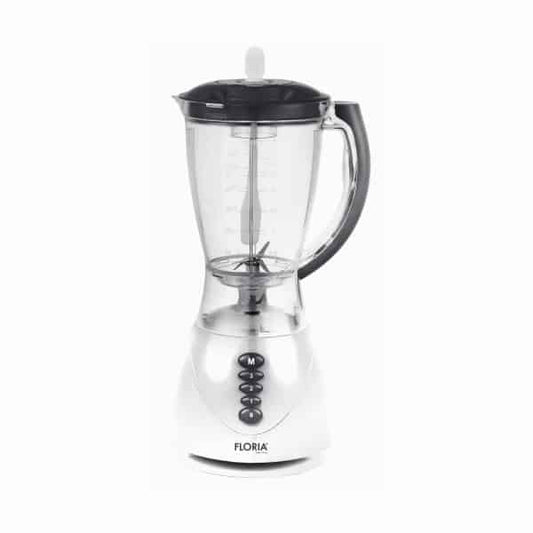 Blender de masa, putere 300W, capacitate 1.5L, 3 viteze, functie pulss, alb FLORIA / ZLN 3081