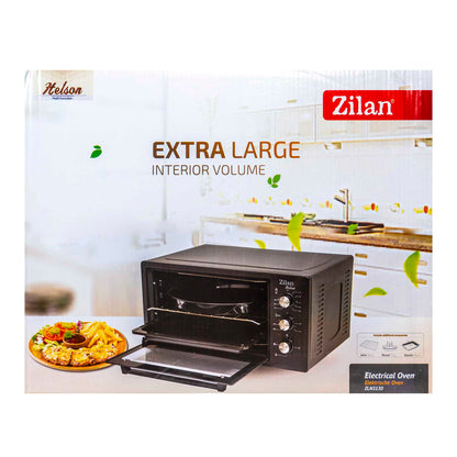 Cuptor electric, putere 1500W, capacitate 45L, timer 90 min, temperatura maxima 300 grade, 2 tavi incluse, negru / ZLN 3130_N