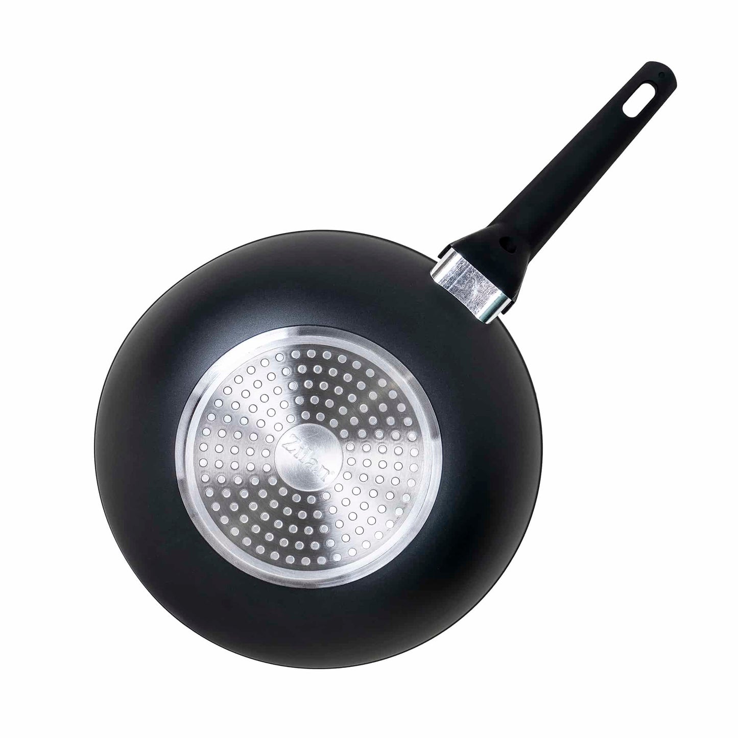 Tigaie wok, diametru 28 cm, adancime 9 cm, material aluminiu, interior granit, maner soft touch / ZLN 3345