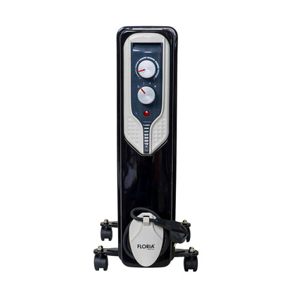 Calorifer electric, putere 2000 W, 9 elementi, 3 trepte de putere, Termostat reglabil, Protectie supra-incalzire, Indicator luminos / ZLN 3659