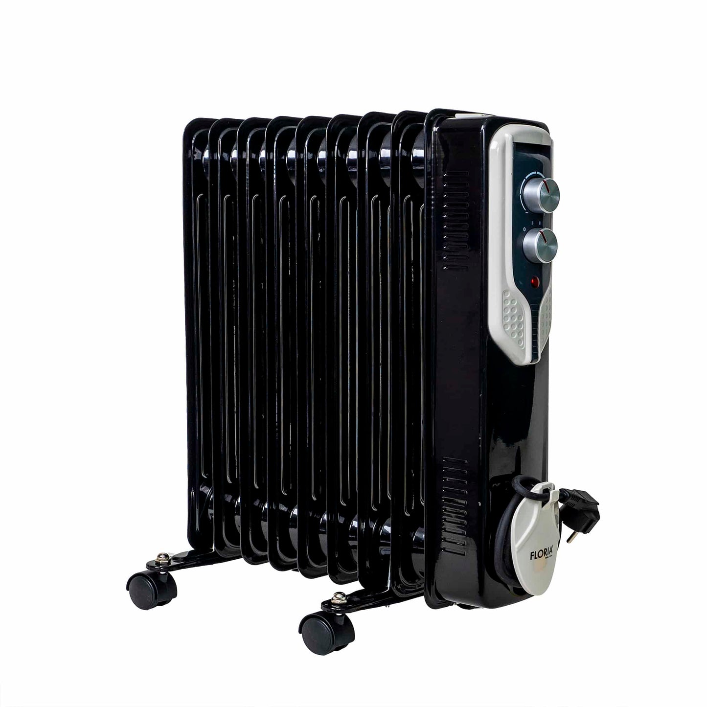 Calorifer electric, putere 2000 W, 9 elementi, 3 trepte de putere, Termostat reglabil, Protectie supra-incalzire, Indicator luminos / ZLN 3659