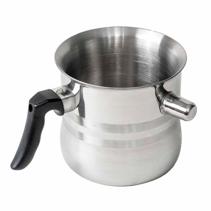 Oala pentru fiert lapte si ciocolata, capacitate 3 L, Inox, avertizare sonora / ZLN 1802