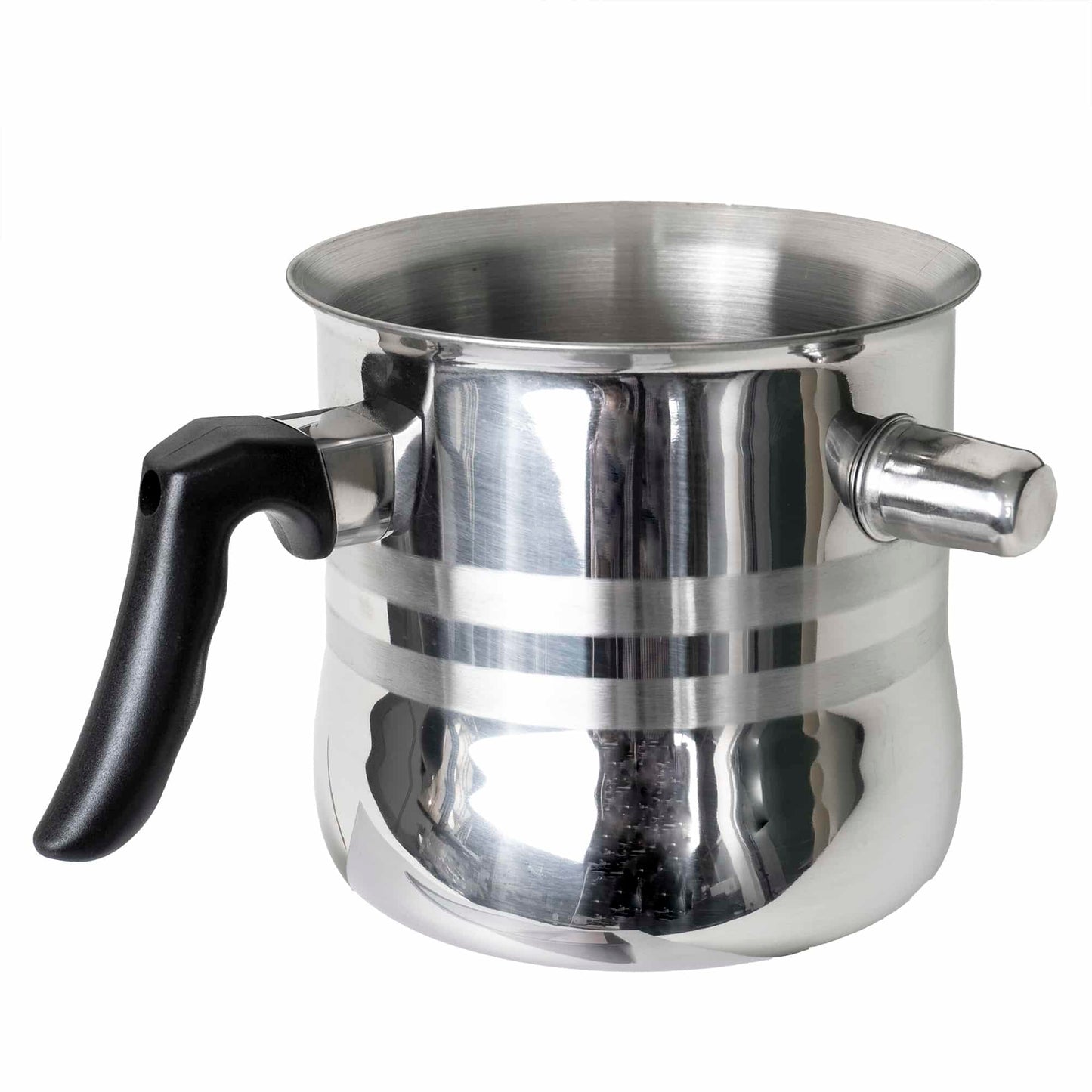 Oala pentru fiert lapte si ciocolata, capacitate 3 L, Inox, avertizare sonora / ZLN 1802