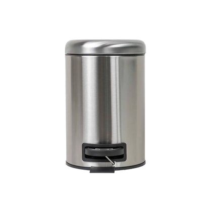 Cos menajer, capacitate 3 litri din inox, cu pedala / ZLN 4551 - 221.ro