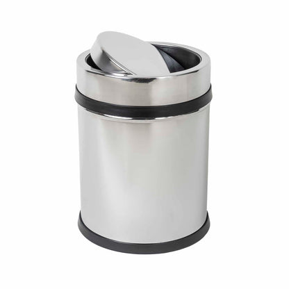 Cos menajer, capacitate 8 Litri din inox, capac rotativ / ZLN 4575