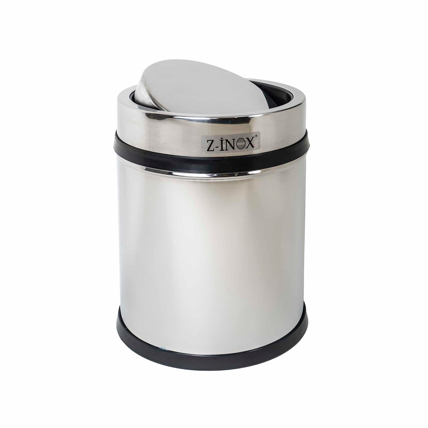Cos menajer, capacitate 8 Litri din inox, capac rotativ / ZLN 4575