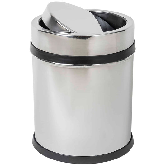 Cos menajer, capacitate 16 Litri din inox, capac rotativ / ZLN 4599