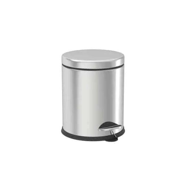 Set de baie, 4 in 1 din inox cu cos menajer de 3 litri, perie WC, suport sapun lichid, suport periute de dinti / ZLN 4605 - 221.ro