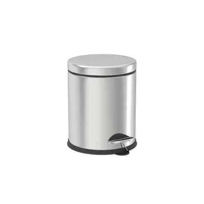 Set de baie, 4 in 1 din inox cu cos menajer de 3 litri, perie WC, suport sapun lichid, suport periute de dinti / ZLN 4605 - 221.ro