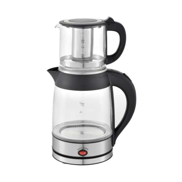 Set fierbator electric plus ceainic, argintiu, putere 2200W, capacitate 1.8L si 0.8L / ZLN 4858