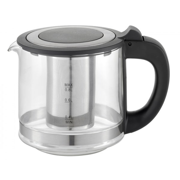 Set fierbator electric plus ceainic, argintiu, putere 2200W, capacitate 1.8L si 0.8L / ZLN 4858