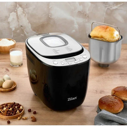 Masina de facut paine, putere 550W, ecran digital, coacere ajustabila, negru / ZLN 5213