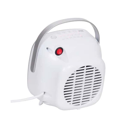 Aeroterma ceramica alba, cu maner de portabilitate, putere 1500W, timer / ZLN 5671
