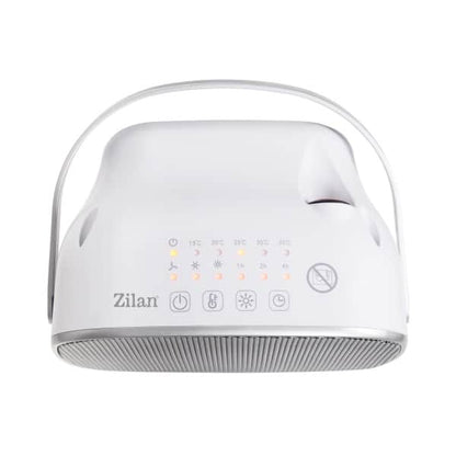 Aeroterma ceramica alba, cu maner de portabilitate, putere 1500W, timer / ZLN 5671