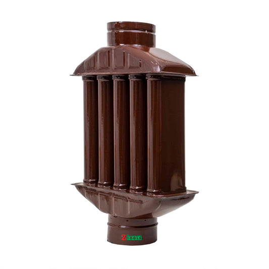 Burlan recuperator emailat pentru soba, diametru 120mm / ZLN 8174