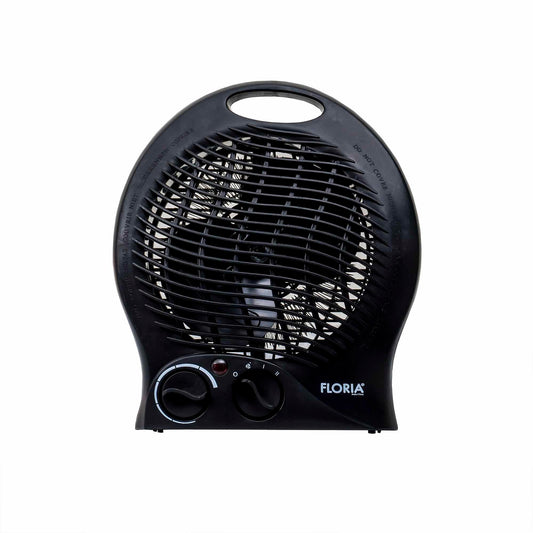 Aeroterma neagra cu 2 nivele de putere 1000/2000w, termostat reglabil / ZLN 6172 - 221.ro