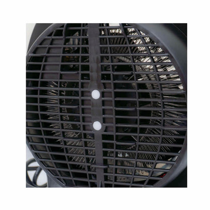 Aeroterma neagra cu 2 nivele de putere 1000/2000w, termostat reglabil / ZLN 6172 - 221.ro