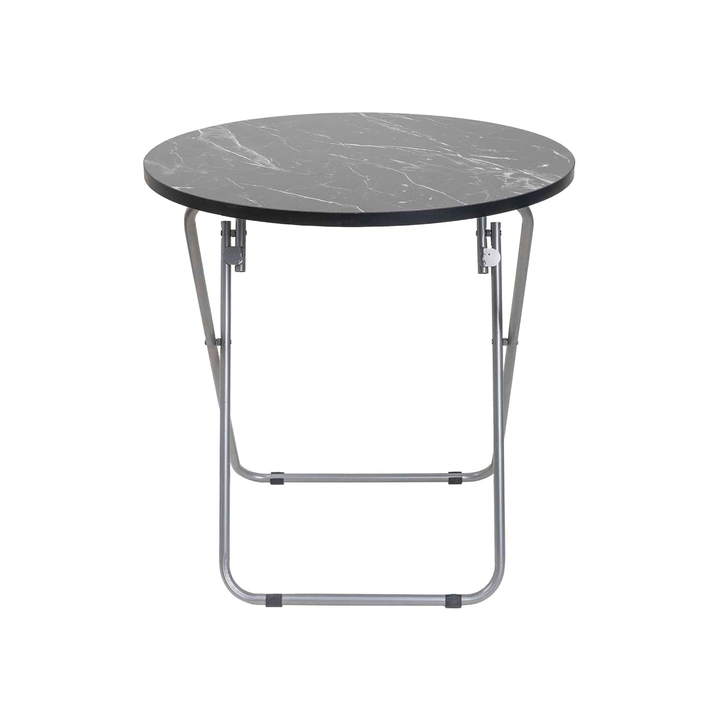 Masa plianta rotunda cu blat mdf, dimensiuni 60x65cm, negru / ZLN 6951