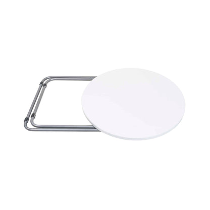 Masa plianta rotunda cu blat mdf, dimensiuni 60x65cm, alb / ZLN 6968