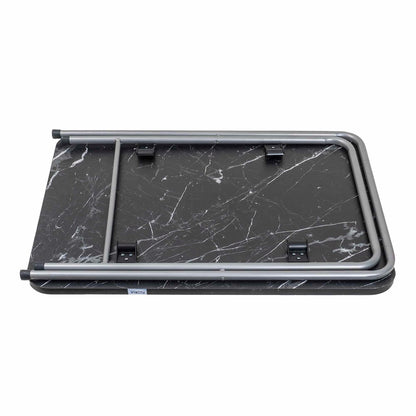 Masa plianta cu blat mdf, dimensiuni 60x80x70cm, negru (ZLN 6975) plus 4 x scaun bucatarie pliant (DSY 1115) / ZLN 6975_4S - 221.ro