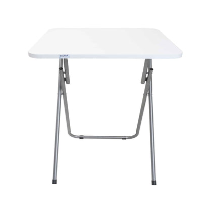 Masa plianta cu blat mdf, dimensiuni 60x60x72cm, alb (ZLN 7002) plus 4 x scaun bucatarie pliant (DSY 1115) / ZLN 7002_4S