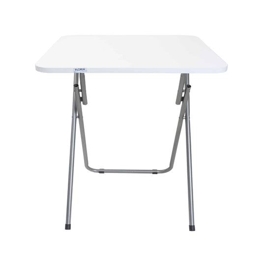 Masa plianta cu blat mdf, dimensiuni 60x60x72cm, alb (ZLN 7002) plus 2 x scaun bucatarie pliant (DSY 1115) / ZLN 7002_2S