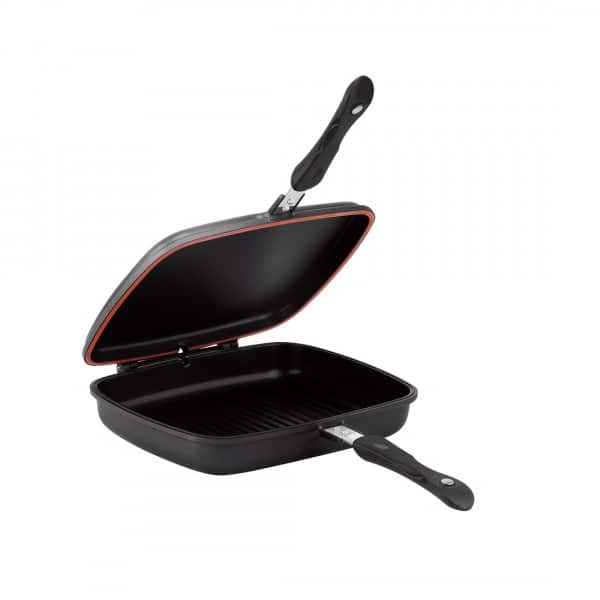 Tigaie dubla antiaderenta cu garnitura silicon, diametru 30 cm / ZLN 7019