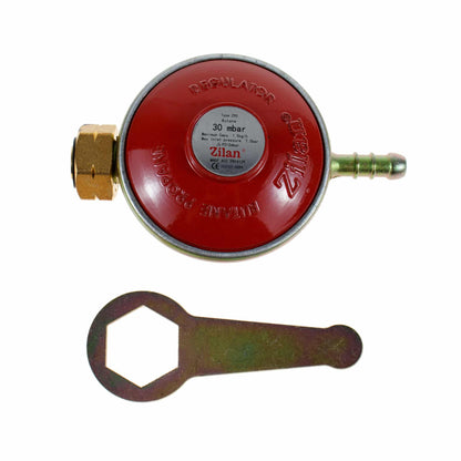 Pachet aragaz 3 ochiuri, 62×30 cm plus (ceas pentru butelie, 2 m furtun pentru gaz, 3 coliere pentru furtun, aprinzator) negru / ZLN 7138_1 - 221.ro