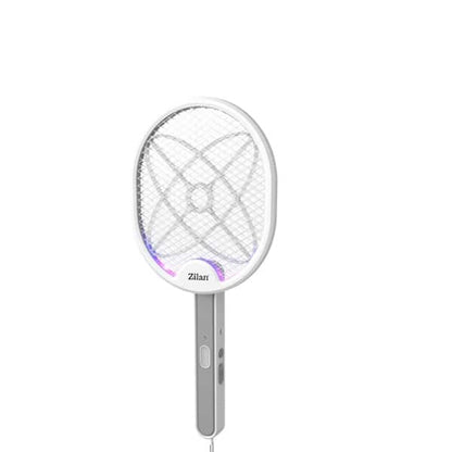 Paleta electrica anti-insecte, alba, putere 2800 Volti, lampa cu LED / ZLN 7088