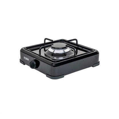 Pachet aragaz 1 ochi, 28×28 cm plus (ceas pentru butelie, 2 m furtun pentru gaz, 3 coliere pentru furtun, aprinzator) negru / ZLN 7118_1 - 221.ro
