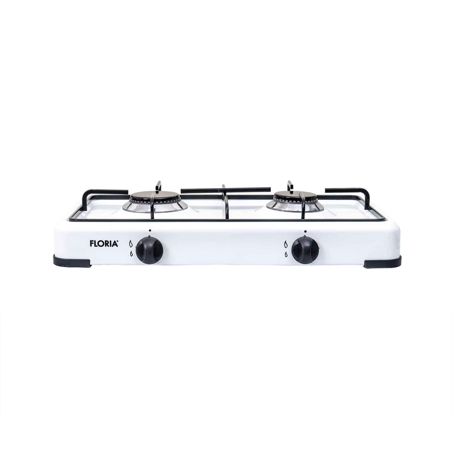 Aragaz Floria cu 2 ochiuri, alimentare butelie, alb / ZLN 7129