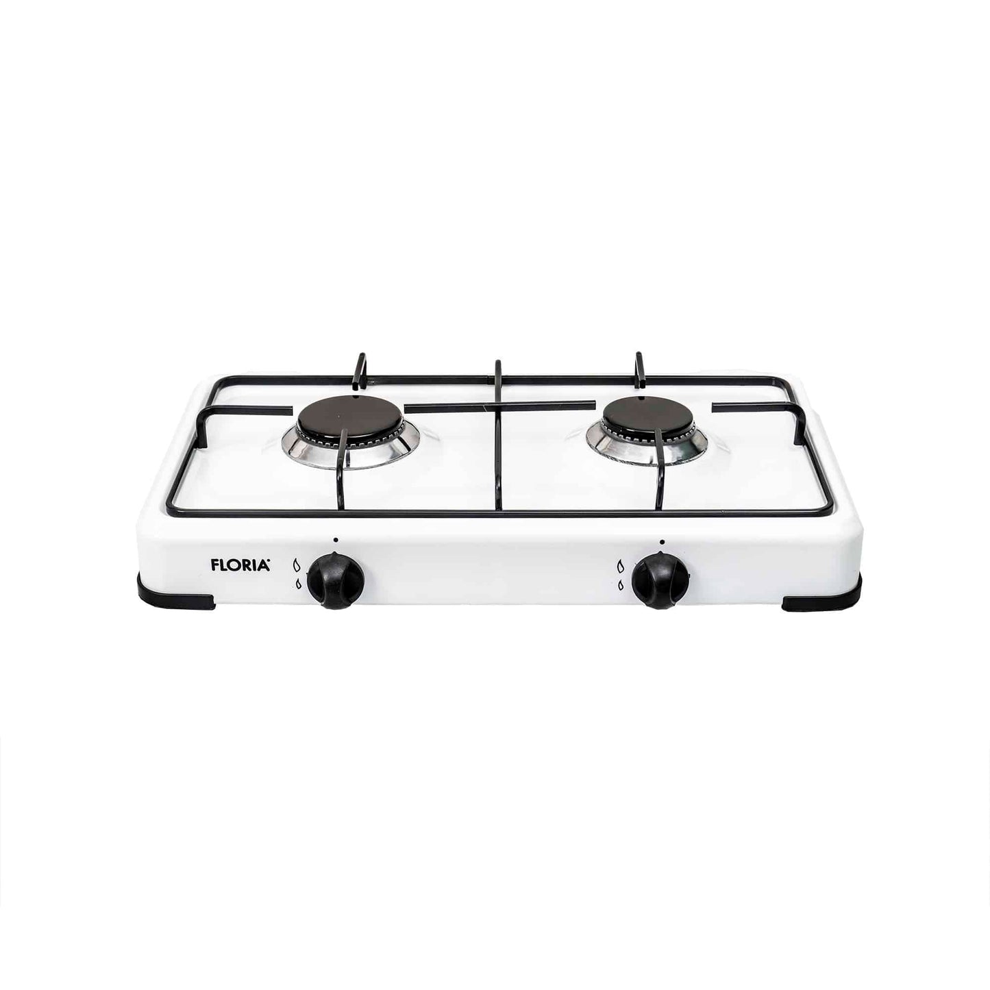 Aragaz Floria cu 2 ochiuri, alimentare butelie, alb / ZLN 7129