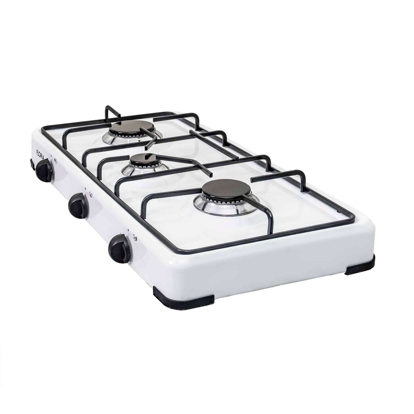 Aragaz Floria cu 3 ochiuri, alimentare butelie, alb / ZLN 7139