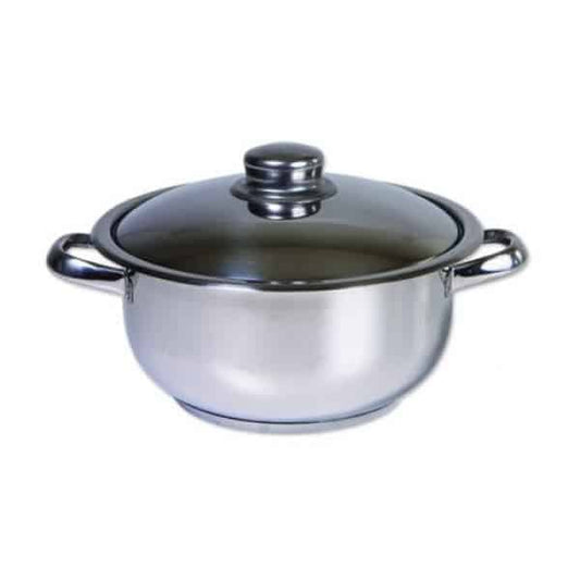 Oala cu capac, capacitate 10 litri, diametru 28 cm, din inox / ZLN 7277