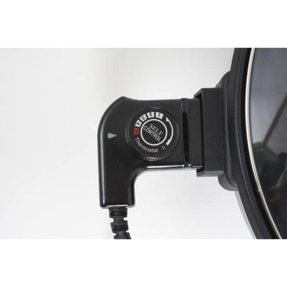 Tigaie electrica rotunda, pizza, grill, diametru 38 cm, putere 1500 W, capac sticla / ZLN 7870