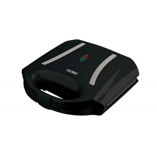 Sandwich maker Floria, putere 800w, invelis exterior rezistent la caldura, negru / ZLN 7941