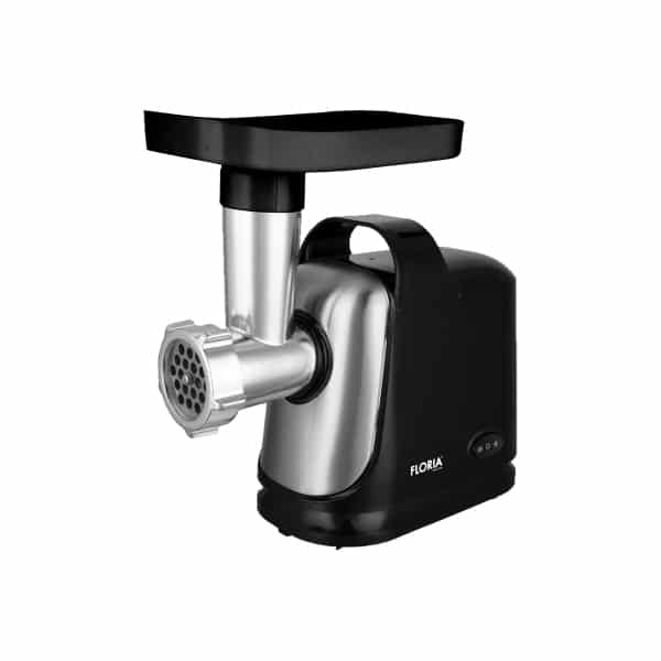 Masina de tocat Floria, putere 1300W, doua site, functie de revers, lama din otel, negru / ZLN 7965